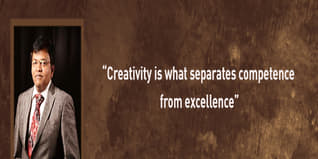 Creativity is what separates competence from excellence remarks Dr S Rajashekar while talking about the required management skills in students